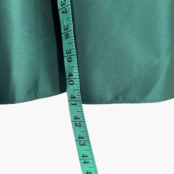 Alfred Sung Hunter Green High Neck Satin Dress - Picture 8 of 8